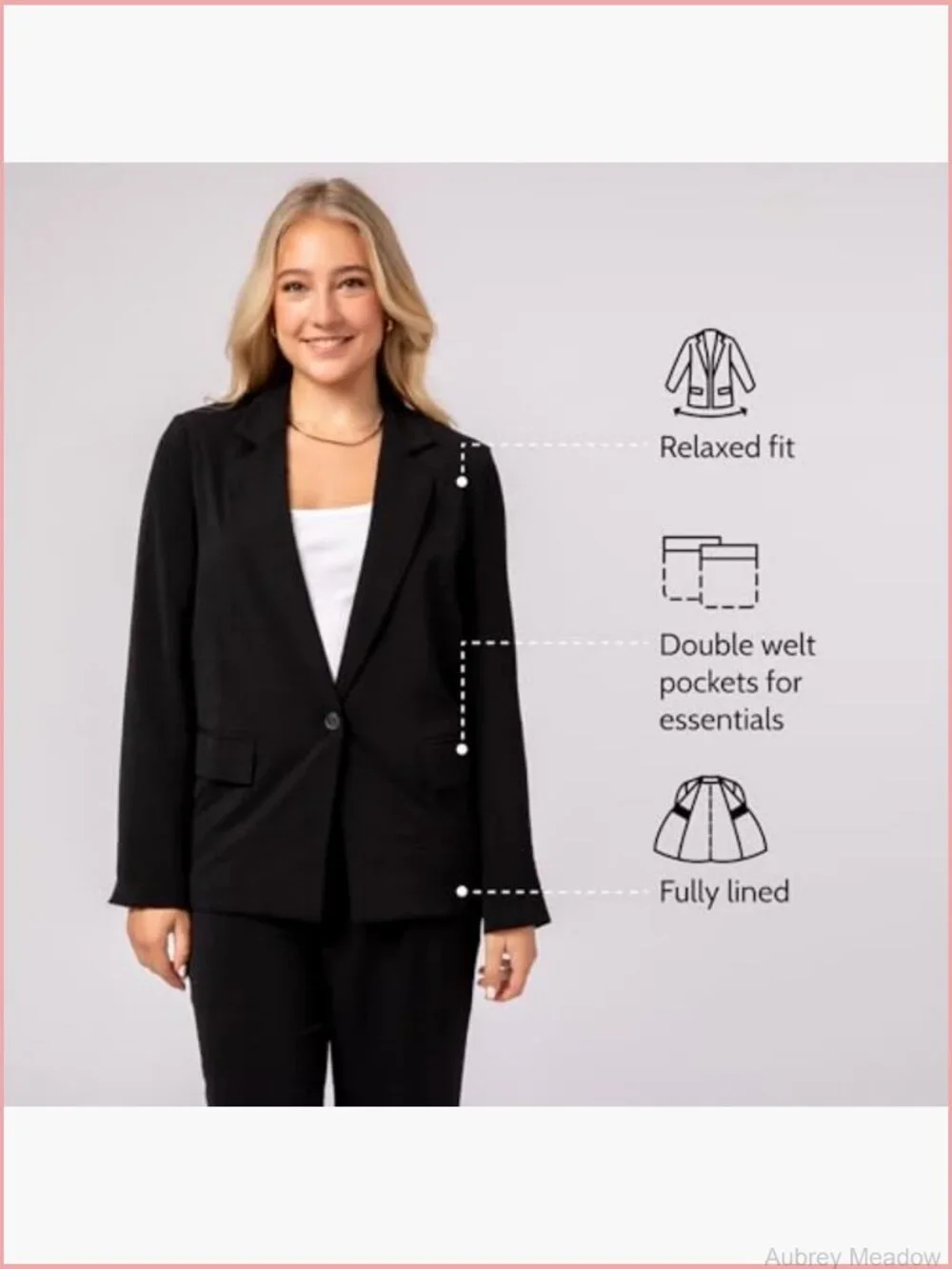 Packable Travel Blazer, Wrinkle Resistant, Machine Washable, Relaxed Fit